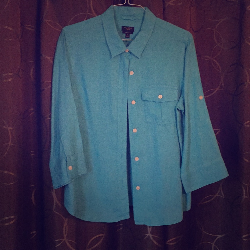 Talbots button down Irish Linen shirt